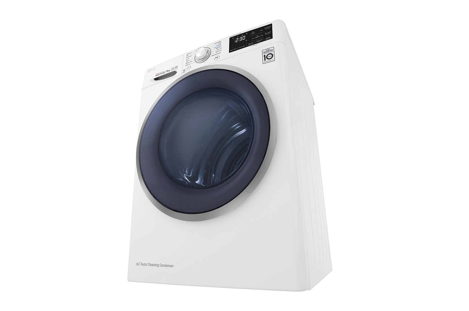 LG 8-kg DUAL Inverter Heat Pump™ -torktumlare med ™ Eco Hybrid™ och värmepumpsteknologi , FDRC308N1W9