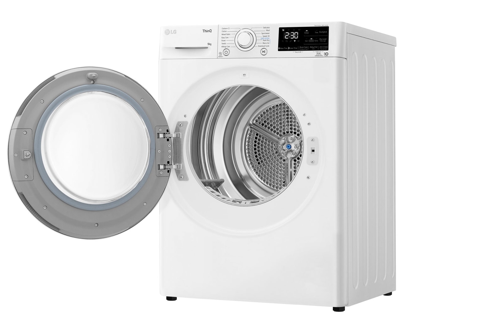 LG 9-kg DUAL Inverter Heat Pump™ -torktumlare med ™ Eco Hybrid™ och värmepumpsteknologi, RC7DN9029