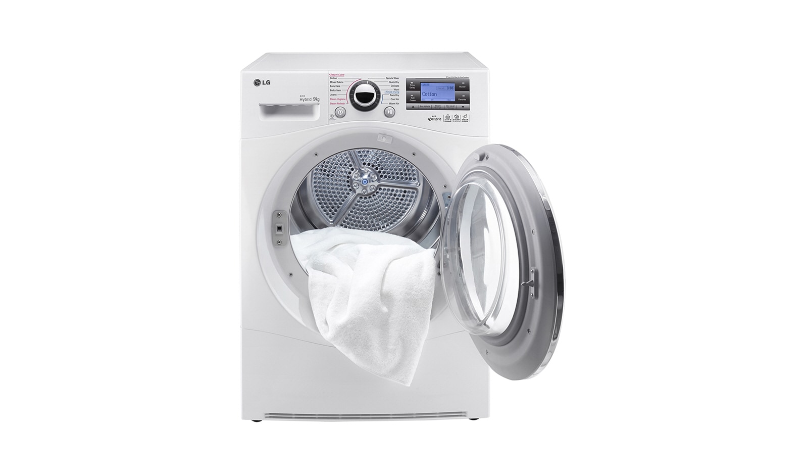 LG 8-kilos Eco Hybrid™-torktumlare med värmepumpsteknologi, RC8055AP2F