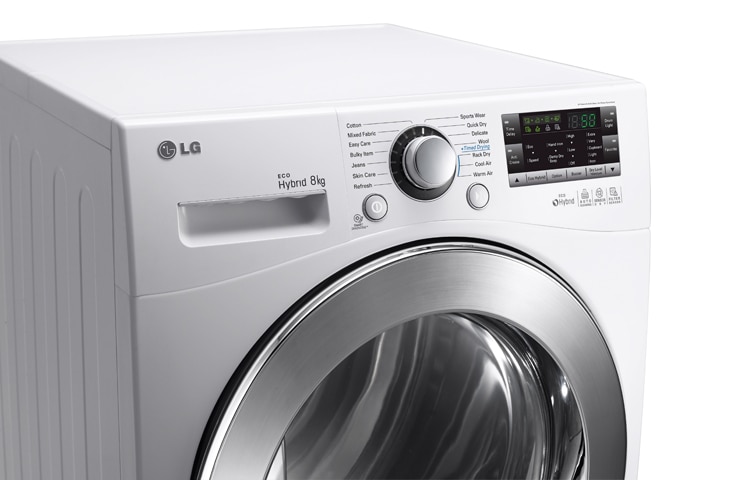 LG 8-KILOS ECO HYBRID-TORKTUMLARE MED VÄRMEPUMPSTEKNOLOGI, RC8055AP2Z