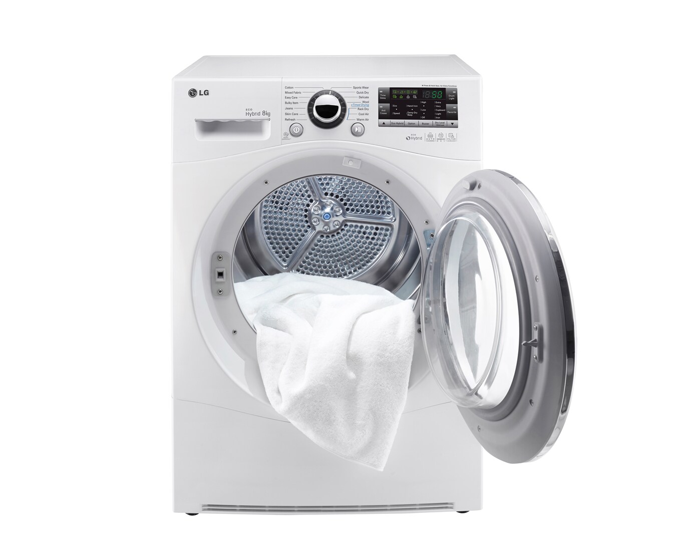 LG 8-KILOS ECO HYBRID-TORKTUMLARE MED VÄRMEPUMPSTEKNOLOGI, RC8055AP3Z