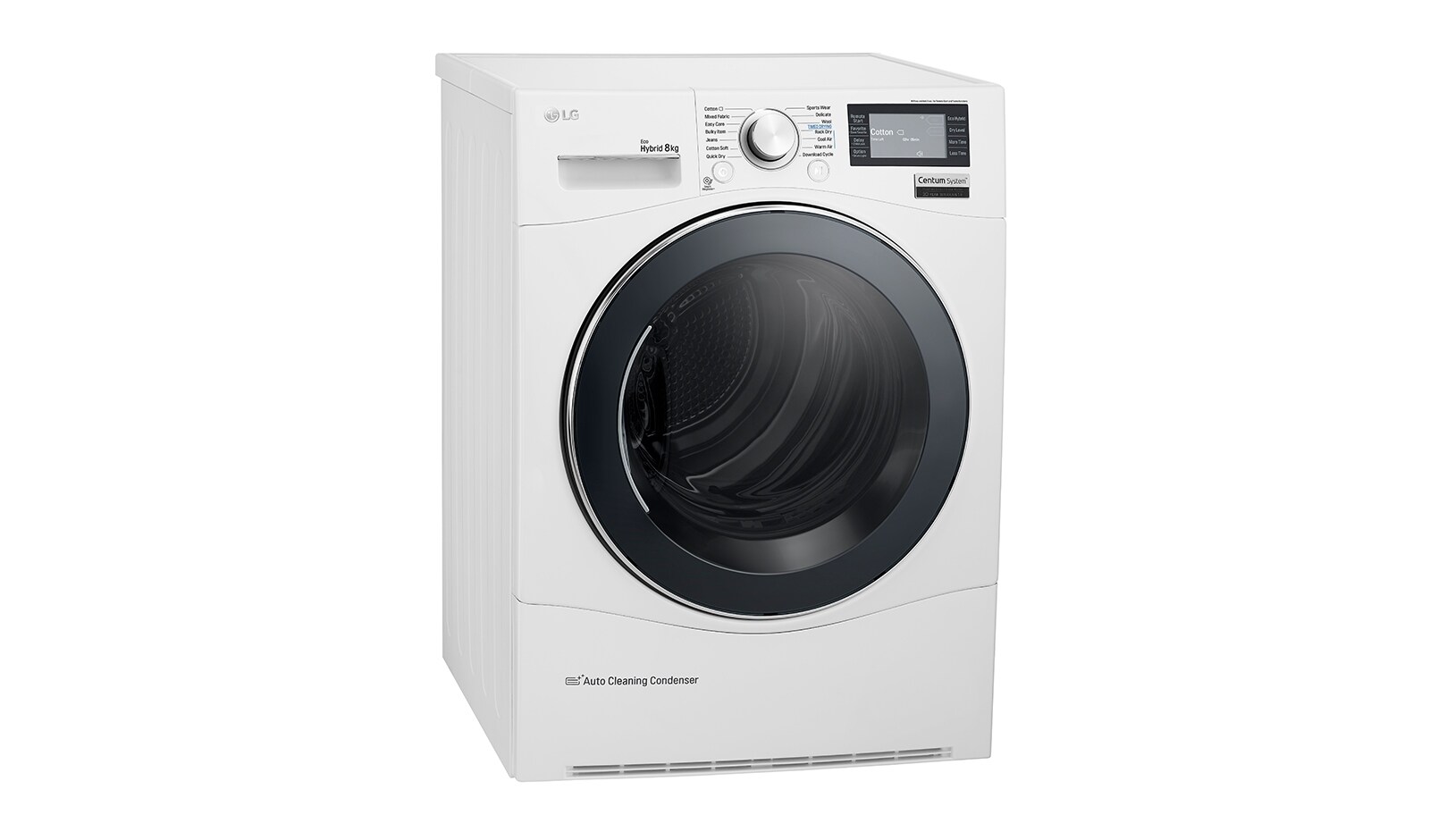 LG 8-kilos Centum System™ Eco Hybrid™-torktumlare med värmepumpsteknologi , RC8084AV3W