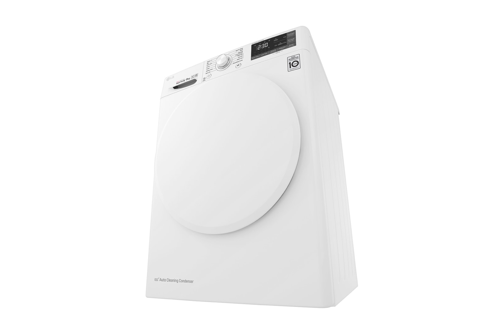 LG 8-kg DUAL Inverter Heat Pump™ -torktumlare med ™ Eco Hybrid™ och värmepumpsteknologi , RC80U2AV0W