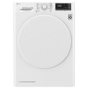 Vy framifrån av 8-kg DUAL Inverter Heat Pump™ -torktumlare med ™ Eco Hybrid™ och värmepumpsteknologi  RC80U2AV0W