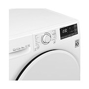 LG 8-kg DUAL Inverter Heat Pump™ -torktumlare med ™ Eco Hybrid™ och värmepumpsteknologi , RC80U2AV0W