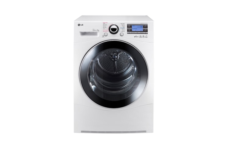 Vy framifrån av 9-KILOS ECO HYBRID-TORKTUMLARE MED TRUESTEAM™-TEKNOLOGI RC9042AQ3Z