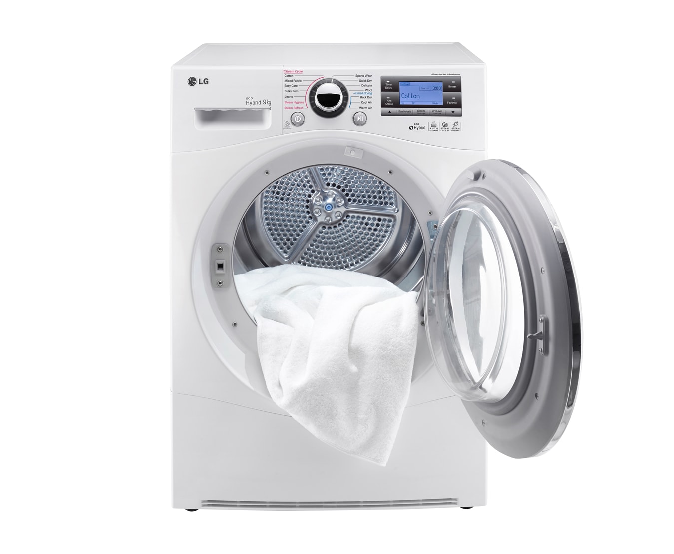 LG 9-KILOS ECO HYBRID-TORKTUMLARE MED TRUESTEAM™-TEKNOLOGI, RC9042AQ3Z