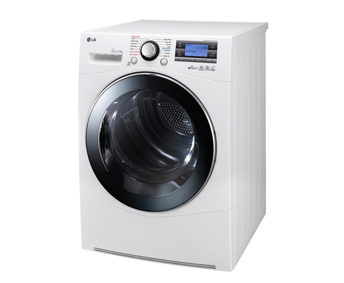 LG 9-KILOS ECO HYBRID-TORKTUMLARE MED TRUESTEAM™-TEKNOLOGI, RC9042AQ3Z