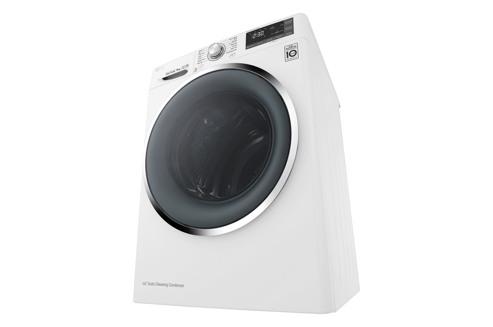 LG 9-kg DUAL Inverter Heat Pump™ -torktumlare med ™ Eco Hybrid™ och värmepumpsteknologi , RC90U2AV2W