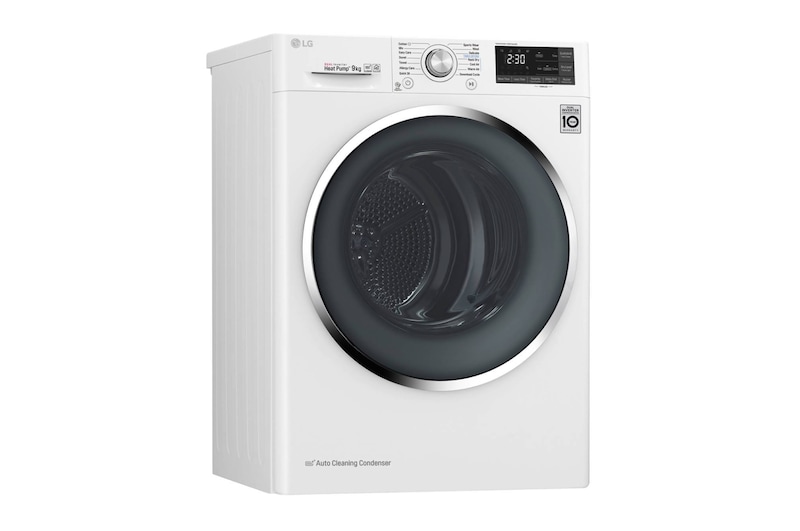 LG 9-kg DUAL Inverter Heat Pump™ -torktumlare med ™ Eco Hybrid™ och värmepumpsteknologi , RC9DN9029