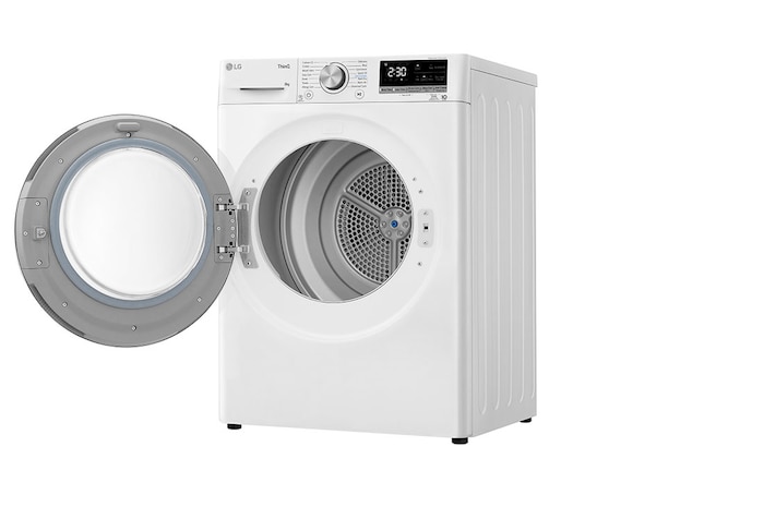 LG 8-kg DUAL Inverter Heat Pump™ -torktumlare med™ Eco Hybrid™ och värmepumpsteknologi , RH80V9AV7N