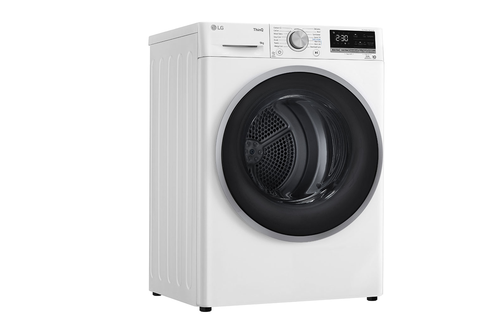 LG 9-kg DUAL Inverter Heat Pump™ -torktumlare med ™ Eco Hybrid™ och värmepumpsteknologi, RH90V5AV7N