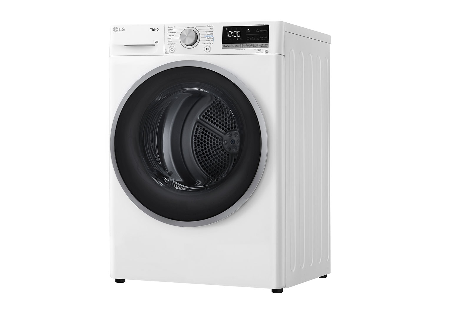 LG 9-kg DUAL Inverter Heat Pump™ -torktumlare med ™ Eco Hybrid™ och värmepumpsteknologi, RH90V5AV7N