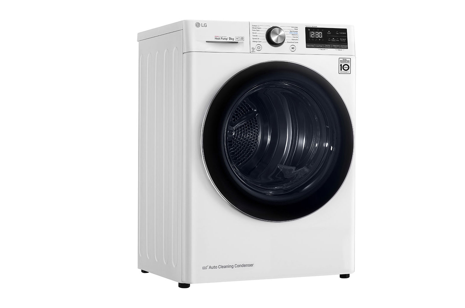 LG 9-kg DUAL Inverter Heat Pump™ -torktumlare med™ Eco Hybrid™ och värmepumpsteknologi , RV9DN9029