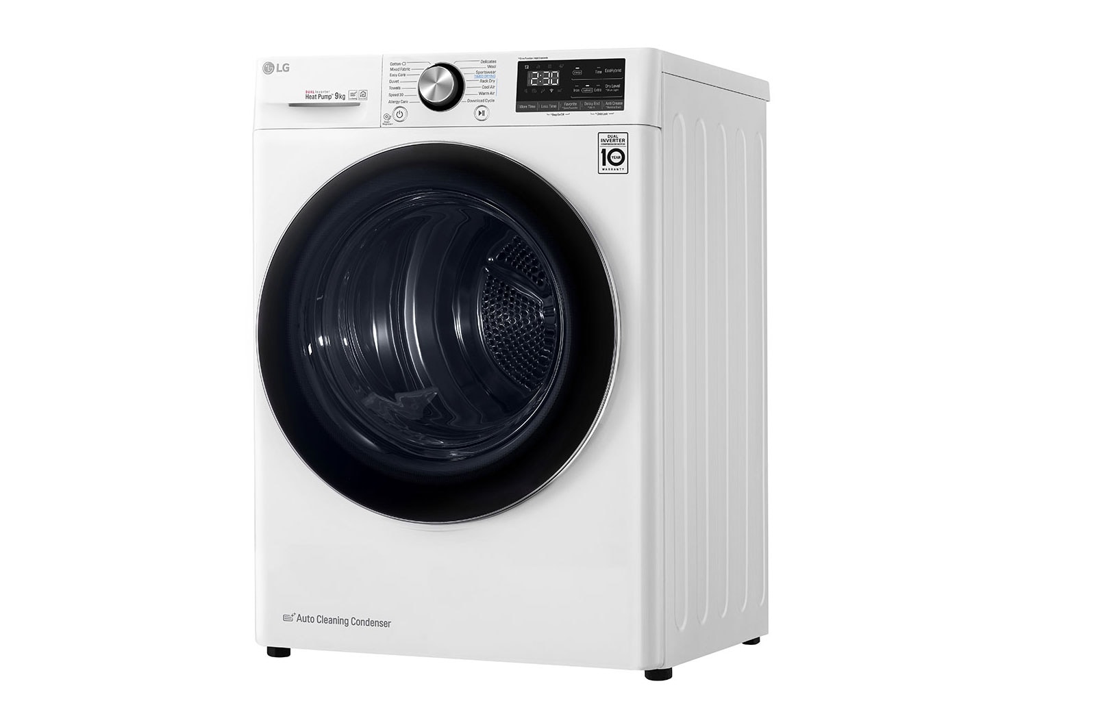 LG 9-kg DUAL Inverter Heat Pump™ -torktumlare med™ Eco Hybrid™ och värmepumpsteknologi , RV9DN9029