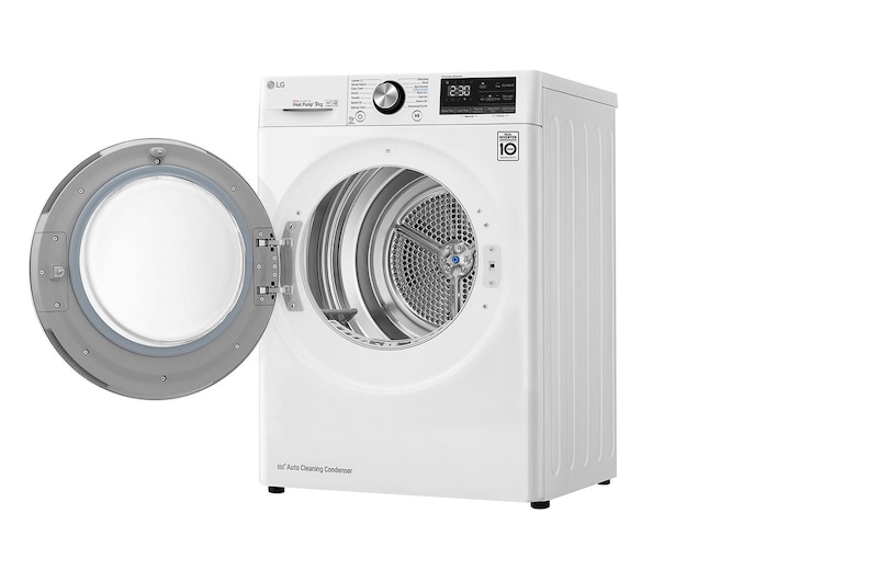 LG 9-kg DUAL Inverter Heat Pump™ -torktumlare med™ Eco Hybrid™ och värmepumpsteknologi , RV9DN9029