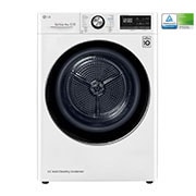 Vy framifrån av 9-kg DUAL Inverter Heat Pump™ -torktumlare med™ Eco Hybrid™ och värmepumpsteknologi  RV9DN9029