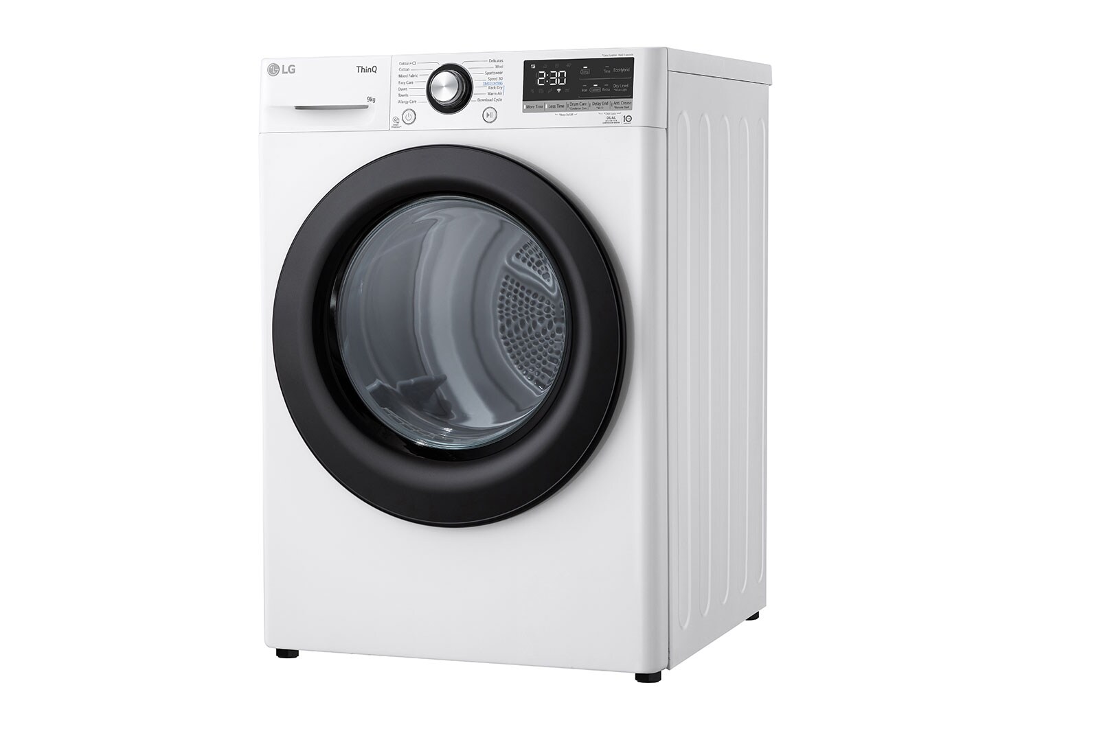 LG 9-kg DUAL Inverter Heat Pump™ -torktumlare med ™ Eco Hybrid™ och värmepumpsteknologi, RV9DN9037