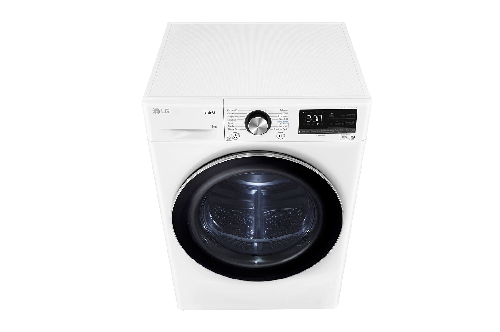 LG 9-kg DUAL Inverter Heat Pump™ -torktumlare med™ Eco Hybrid™ och värmepumpsteknologi , RV9DN9039