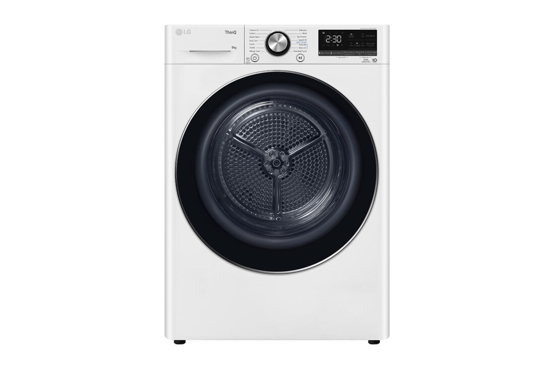 LG 9-kg DUAL Inverter Heat Pump™ -torktumlare med™ Eco Hybrid™ och värmepumpsteknologi , RV9DN9039