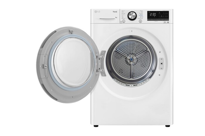 LG 9-kg DUAL Inverter Heat Pump™ -torktumlare med™ Eco Hybrid™ och värmepumpsteknologi , RV9DN9039