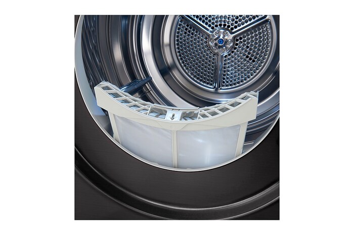 LG Svart 9-kg DUAL Inverter Heat Pump™ -torktumlare med ™ Eco Hybrid™ och värmepumpsteknologi , RV9DN903B