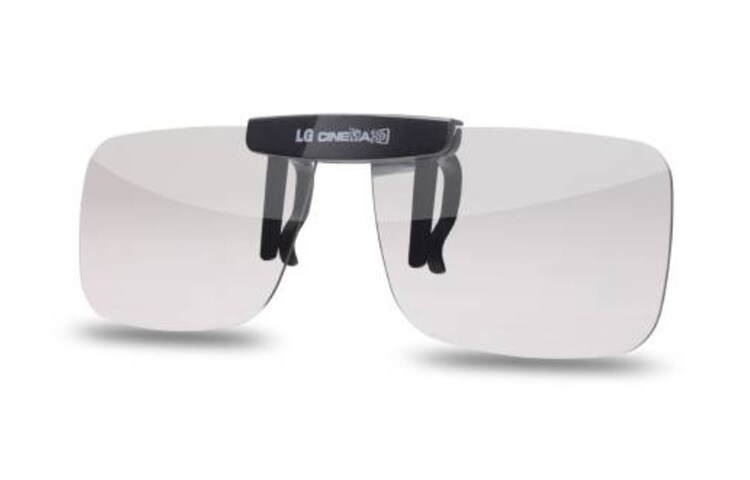 Vy framifrån av Passiva 3D-glasögon Clip-on AG-F320
