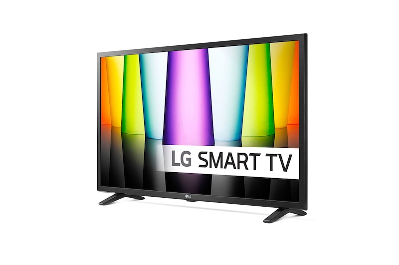 LG 32'' LQ6300 - FHD Smart TV - 32LQ63006LA, Vy framifrån av LG:s TV med full HD med inbäddad bild och produktlogotypen på, 32LQ63006LA