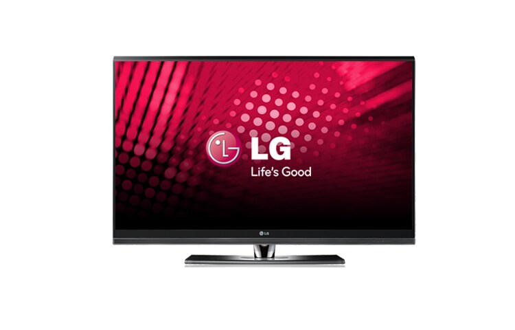 Vy framifrån av 32" LCD-TV med ramlös design, 200Hz-teknologi för knivskarp bild, Bluetooth och inbyggd mediaspelare 32SL8000