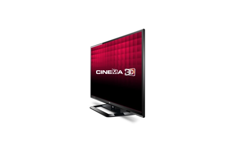 Vy framifrån av 100Hz LED TV med Cinema 3D, DLNA och USB 37LM611T