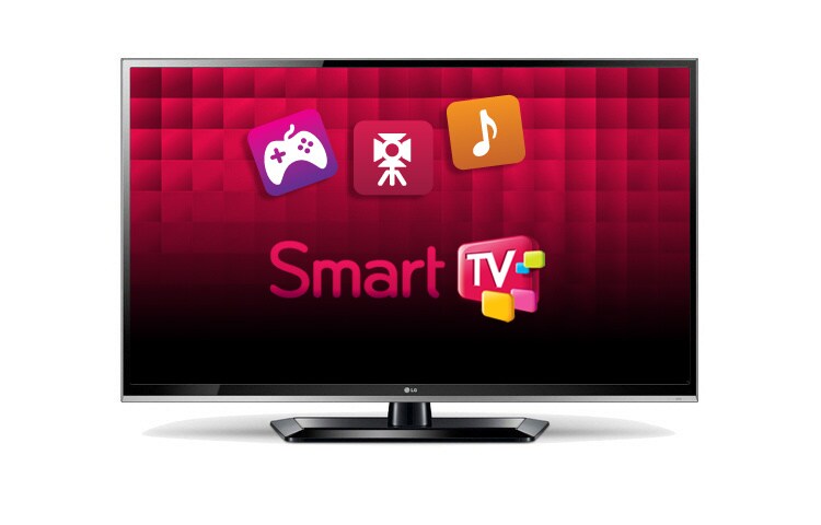 Vy framifrån av Stilren 100Hz LED TV med Smart TV och USB 37LS570T