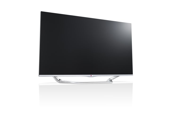 LG Mettalfärgad 42 tums SMART TV i Cinema Screen-design med vita detaljer och Magic Remote, 0,9 GHz dual core-processor och 1,25 GB RAM. Cinema 3D, Wi-Fi och DLNA. , 42LA740V