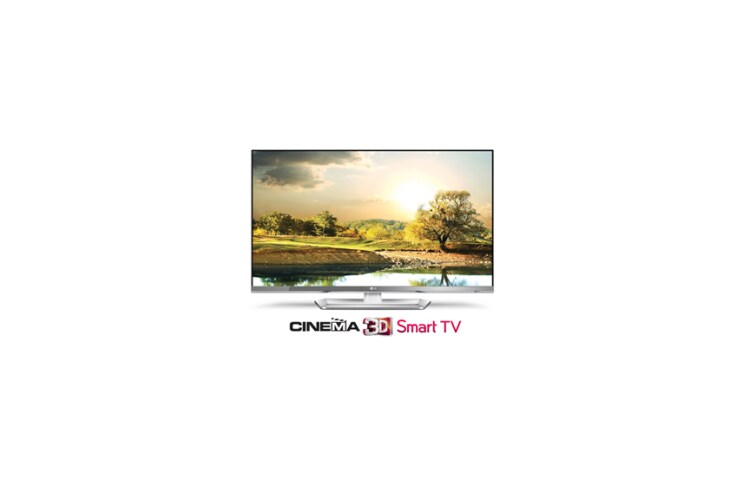 LGs vita LED TV med millimetertunna ramar, Smart TV med Magic Motion Remote och Cinema 3D., 42LM669T