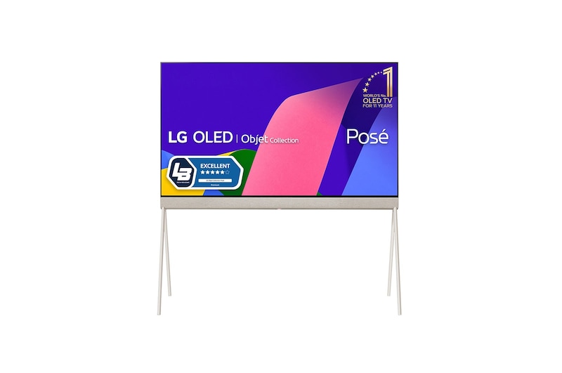 LG OLED | Objet Collection Posé, Posé sedd framifrån., 42LX1Q6LA, thumbnail 1