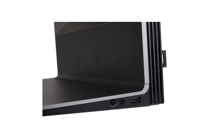 LG OLED Flex, Vänstervänd Flex sedd från 45-graders vinkel framifrån med en helt krökt skärm., 42LX3Q6LA