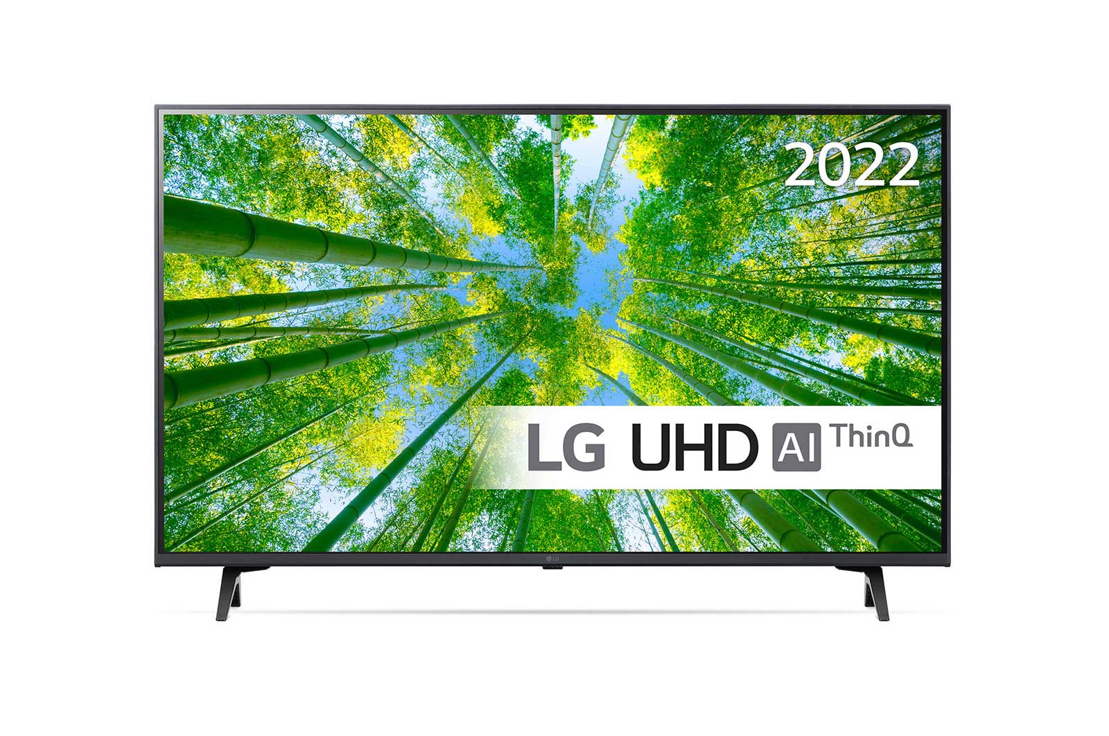 Vy framifrån av 43&#34; UQ8000 - 4K UHD Smart TV - 43UQ80006LB 43UQ80006LB