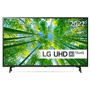 Vy framifrån av 43&#34; UQ8000 - 4K UHD Smart TV - 43UQ80006LB 43UQ80006LB