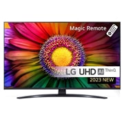 LG UHD TV sedd framifrån