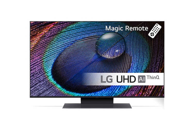 LG UHD TV sedd framifrån