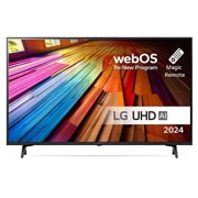 LG 43 tum LG UHD AI UT80 4K Smart TV 2024, 43UT80006LA