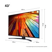 LG 43 tum LG UHD AI UT81 4K Smart TV 2024, 43UT81006LA