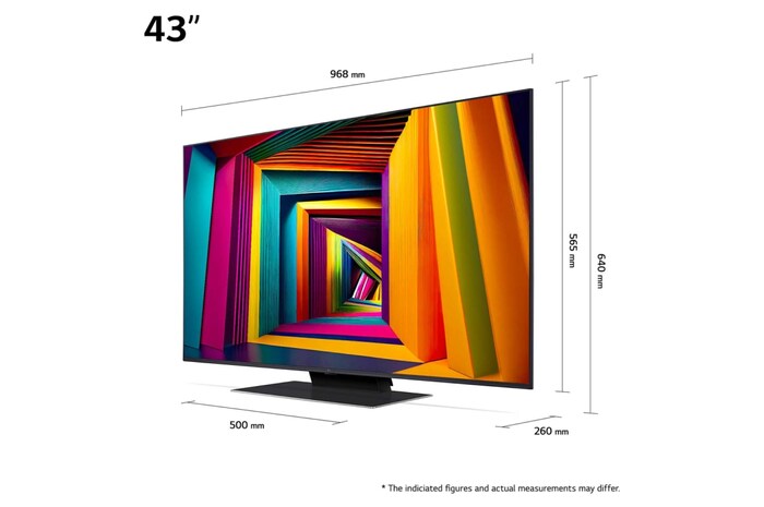 LG 43" UHD AI UT91 4K TV 2024, 43UT91006LA