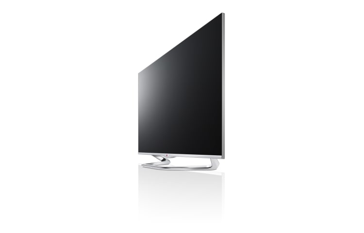 LG Mettalfärgad 47 tums SMART TV i Cinema Screen-design med vita detaljer och Magic Remote, 0,9 GHz dual core-processor och 1,25 GB RAM. Cinema 3D, Wi-Fi och DLNA. , 47LA740V