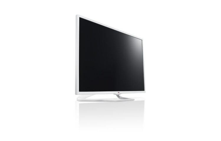 LG SMART LED TV. 0,9 GHz-processor och 1,25 GB RAM. Wi-Fi, DLNA och Magic Remote Ready. Trådstativ i vit design., 50LN577V