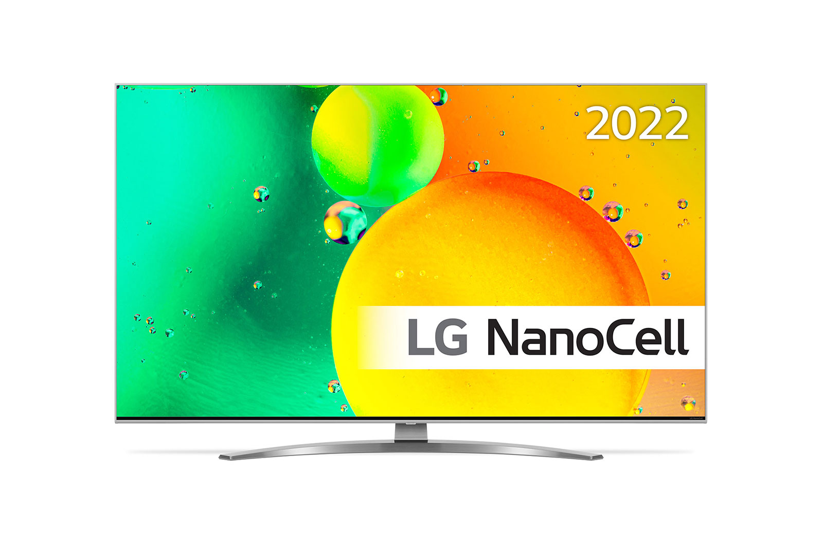 LG NanoCell TV sedd framifrån
