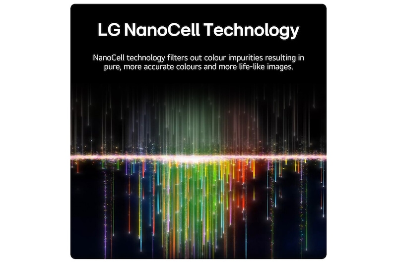 LG 50" NanoCell AI NANO81 4K Smart TV 2024, 50NANO81T6A