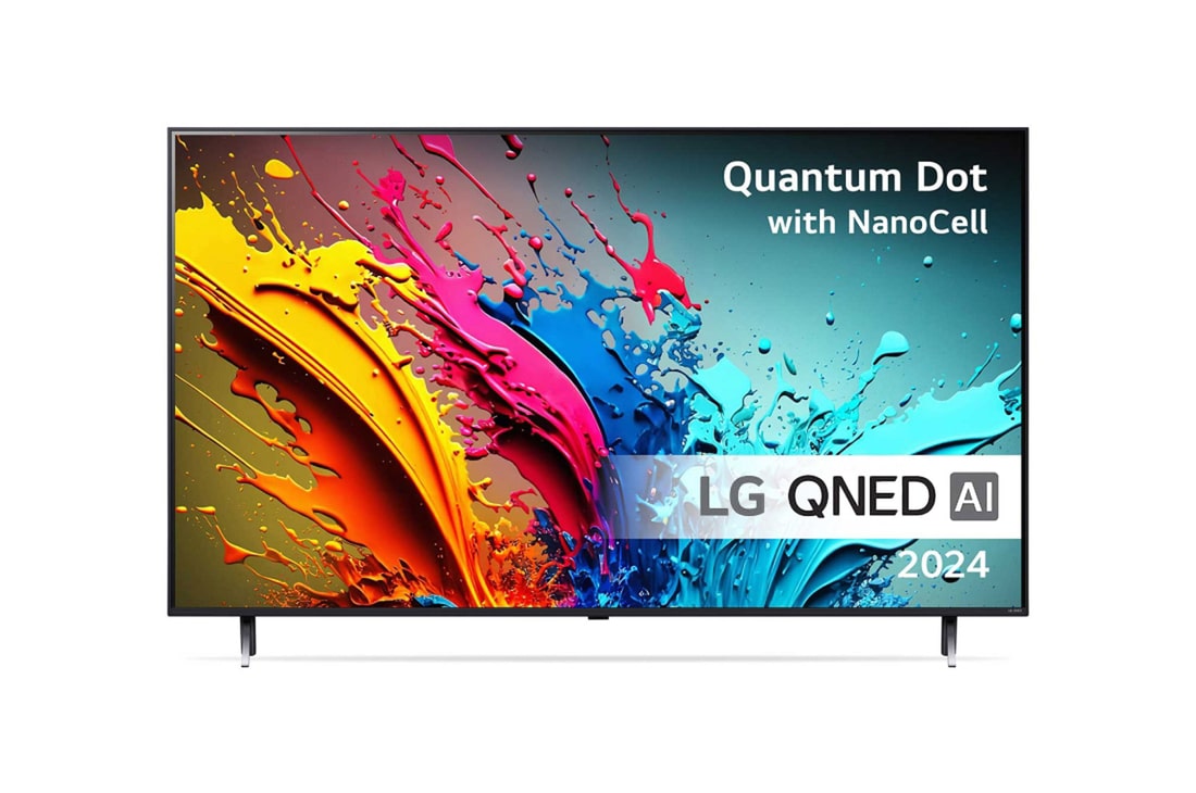 LG QNED AI QNED85 4K Smart TV på 50 tum 50QNED85T6A 2024 med alpha 8 AI-processor 4K