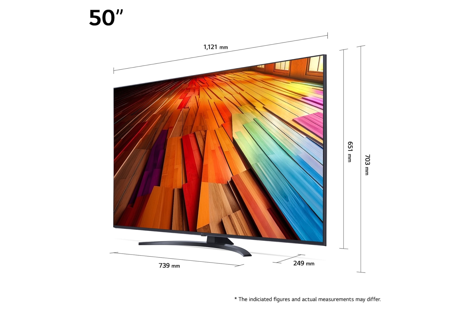 LG 50 tum LG UHD AI UT81 4K Smart TV 2024, 50UT81006LA
