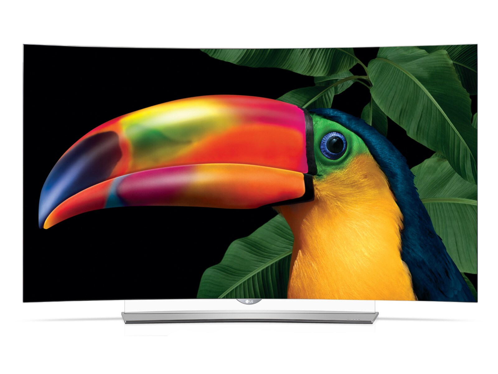 Vy framifrån av LG OLED TV  55EG960V