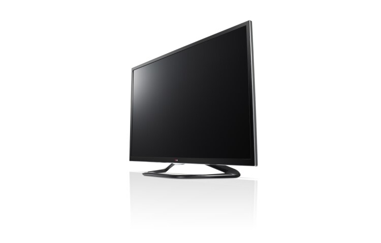 LG Svart 55 tums SMART TV med kantbelyst LED-skärm, 0,9 GHz dual core-processor och 1,25 GB RAM. Cinema 3D, Wi-Fi och DLNA., 55LA640V